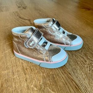 See Kai Run Drew Rose Gold High Top Sneaker